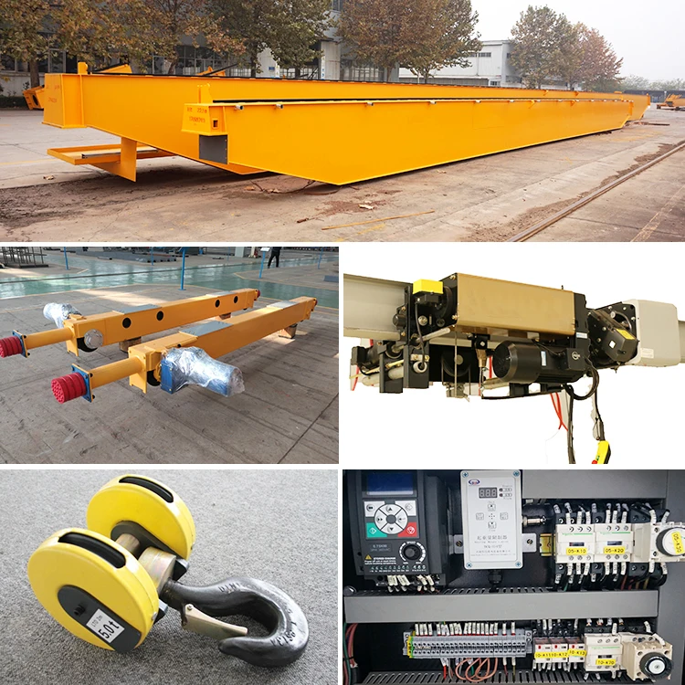 1ton 2ton 3ton 5ton 15ton Electric Single Girder Overhead/Bridge Traveling Crane For Warehouse