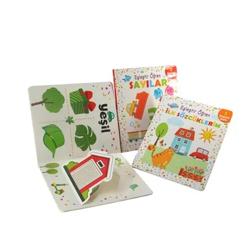 Бесплатный образец 123 книг usborne Обучающие Детские раскраски картонные полноцветные печатные детские услуги по печати