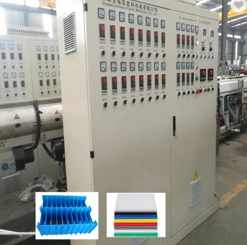 PP Plastic Hollow Corrugated Board Production Line Coroplast Grid Sheet Production Line