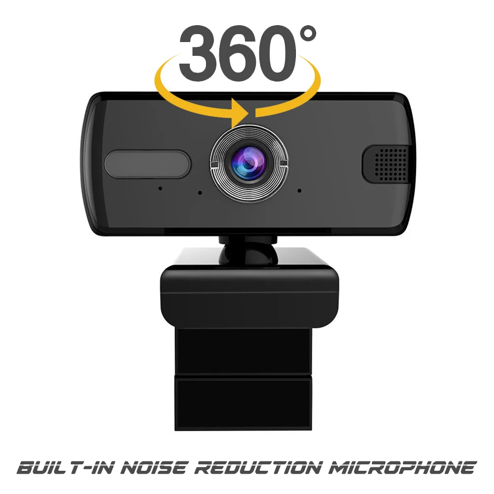  360 градусов HD 1080p длинные веб-камера камера держатель с микрофоном для ПК видеоконференции прямые трансляции