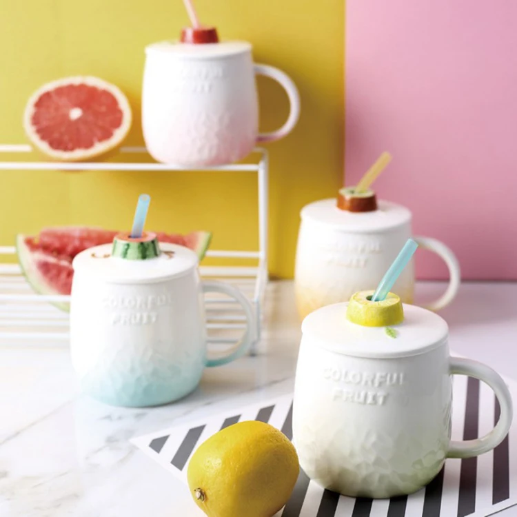  Нижнее белье с рисунками в форме фрукта potbelly керамическая кружка большой емкости lover кофейная крышкой соломы