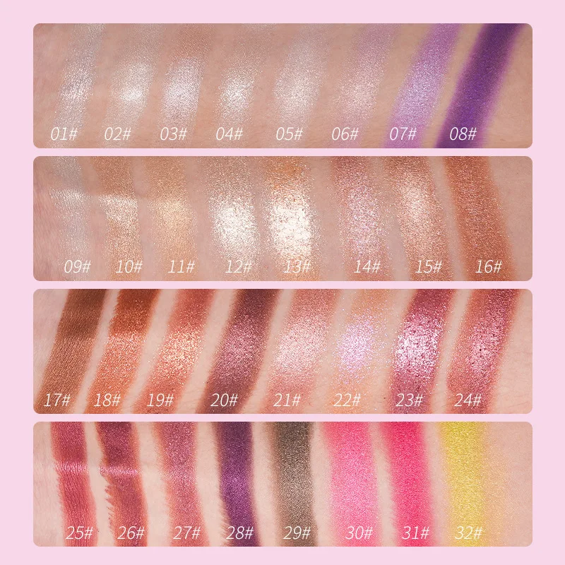 Moisturizing High Pigment Face Bronzer Pressed Highlighters Makeup Cheek Tint Blusher Palette Private Label Vegan Cream Blush