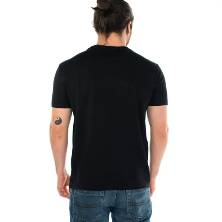 
Short Sleeve Plain Pima Cotton Mens Thick T Shirt 