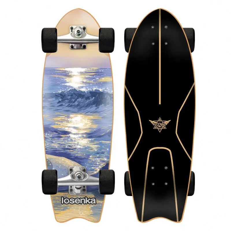 Canadian Maple complete Skateboard Mini Cruiser Surf skate Board For Street