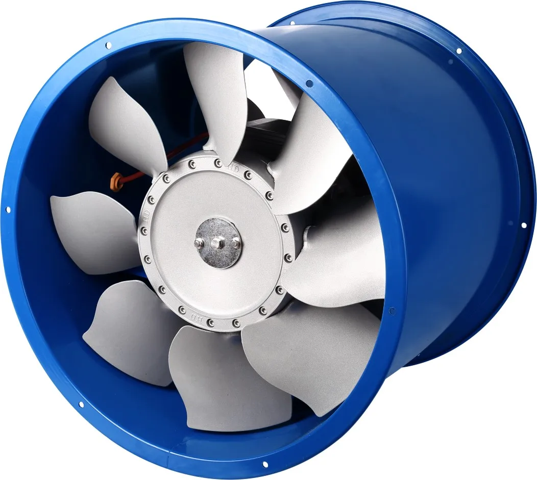 DRF series Diversion axial fan with pre-rotation vane