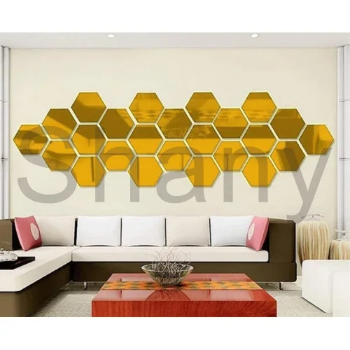 acrylic sticker mirror for bedroom wall stickers with low price
