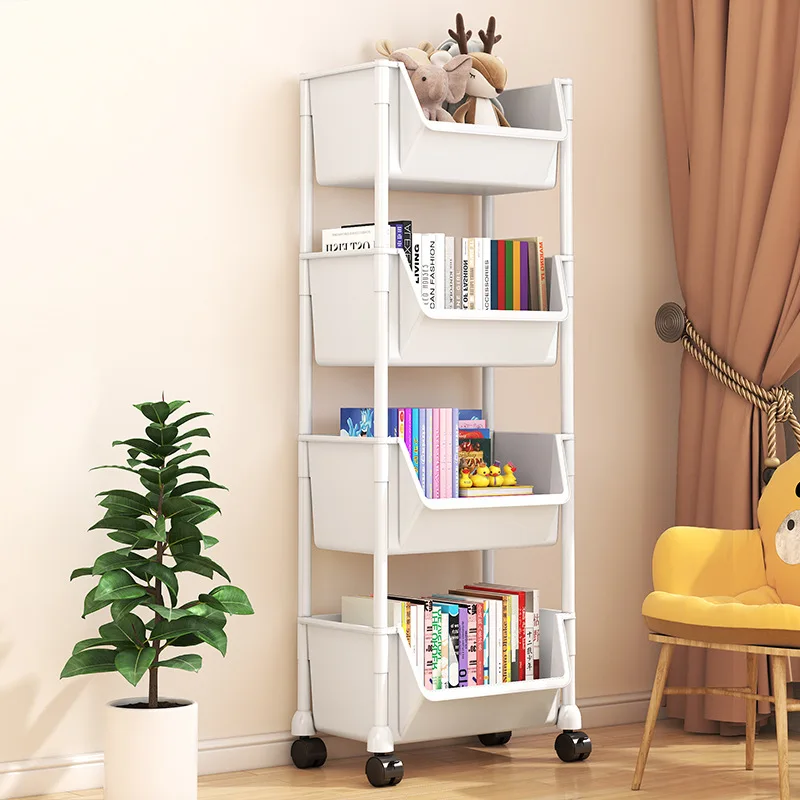 storage rack multi-layer plastic storage rack kitchen clutter container car