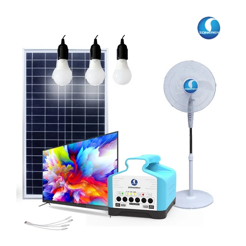 Portable 10w 20w 60w 30 50 W Mini PV Panel Power Complete Light Energy Storage 3 Lighting Offgrid Kit Set Home Solar System
