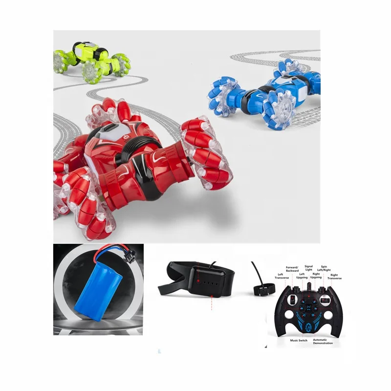 1:12 Gravity Controlled & Remote Controlled 4WD Drift 360 degree spin 2.4G R/C Twist Car