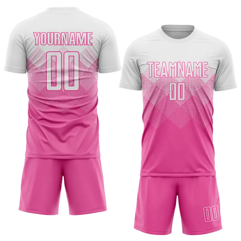 Custom Football Shirt Maker Soccer Jersey Bulk Pink Shorts Youth Soccer Jersey