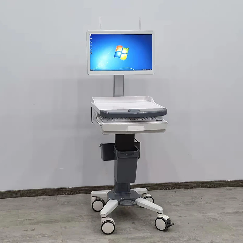 MN-WT001B  Cheap Price Mobile Portable Hospital Workstations Medical Trolley