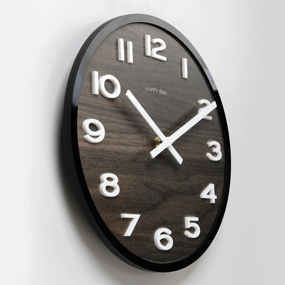 China Suppliers Hot Sale Modern Wooden Vintage Home Decorative Wall Clock