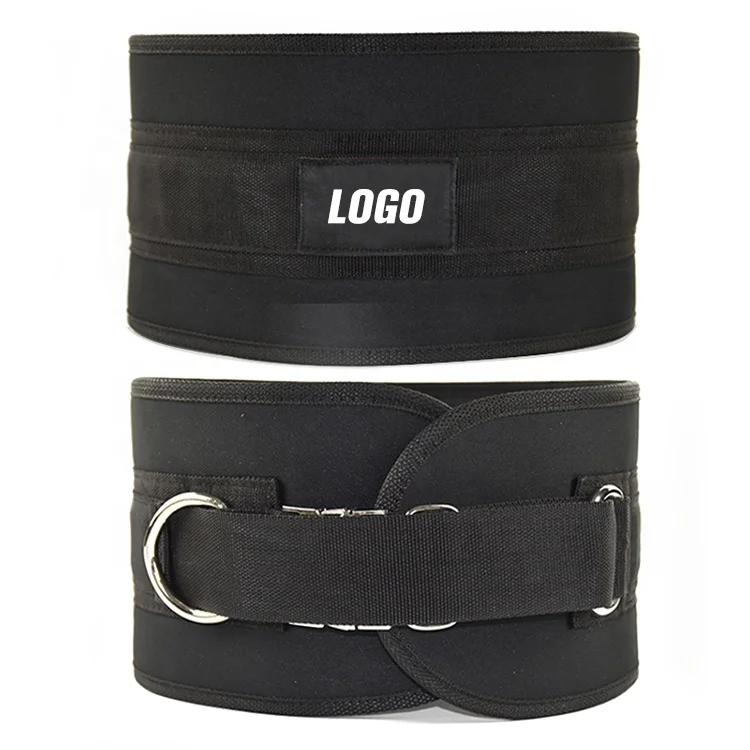 Wholesale gym fitness nylon widened weightlifting belts dip belt