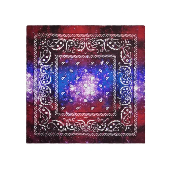 Hot selling factory wholesale cheap customized printed wrapping cloth square bandana furoshiki