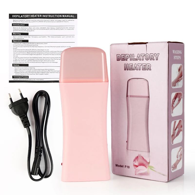 Professional Single Handheld Depilatory Wax Hair Removal Machine with EU Plug Portable Epilator Roll On Wax Heater Wax Heater