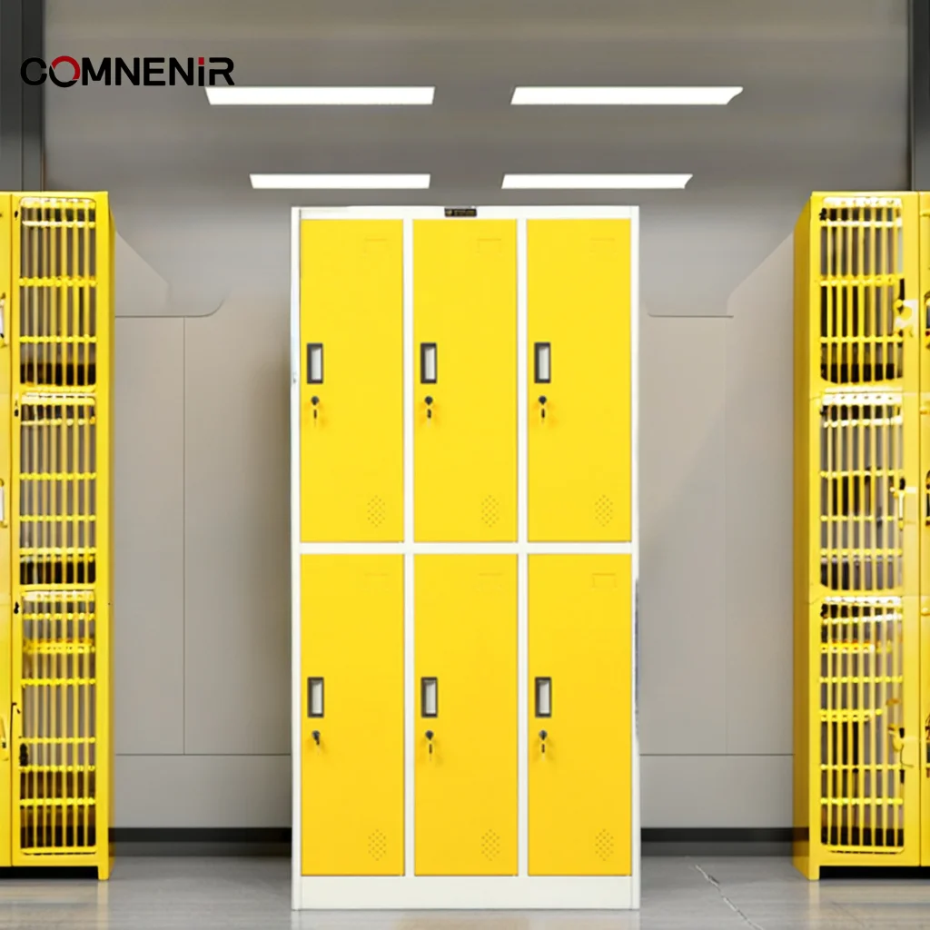 one stop school furniture Hot Sale 6 9 12 15 Door Metal Gym or School or Dormitory or Changing Room Cabinet