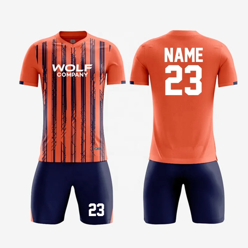 Customized Latest Design OEM  Manufacturers  New Model Comfortable And Breathable Soccer Tracksuit Uniform Football Jersey