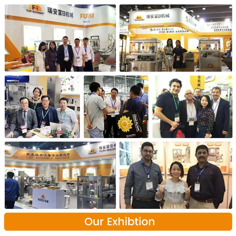 FURI 4 parts syringe lotion pump sprayer pump cap spring cap assembly machine