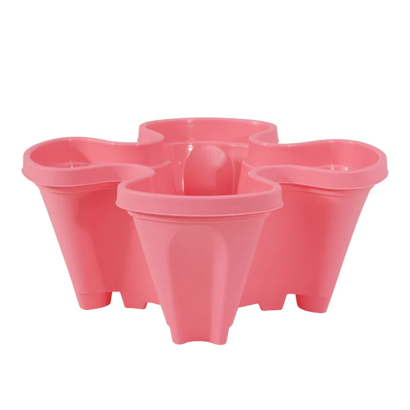 4 petal stackable vertical strawberry planter quality guaranteed balcony nursery strawberry tower planter pots