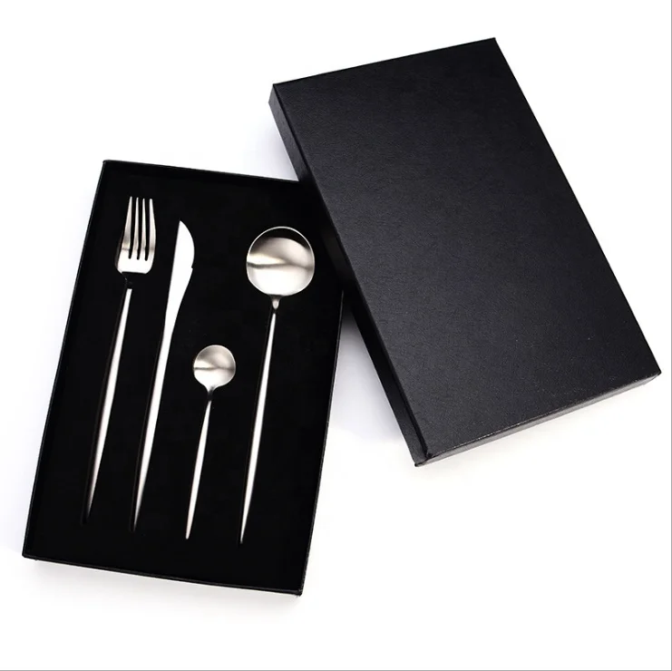 Нож и вилка для столовых приборов в европейском стиле, 304