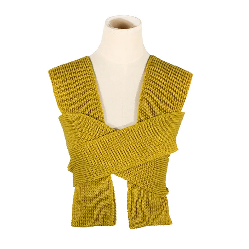 Summer Ladies Custom Women Active Wear Cross Thick Knit Cropped Tops Sexy Knitwear Vest Women Tops