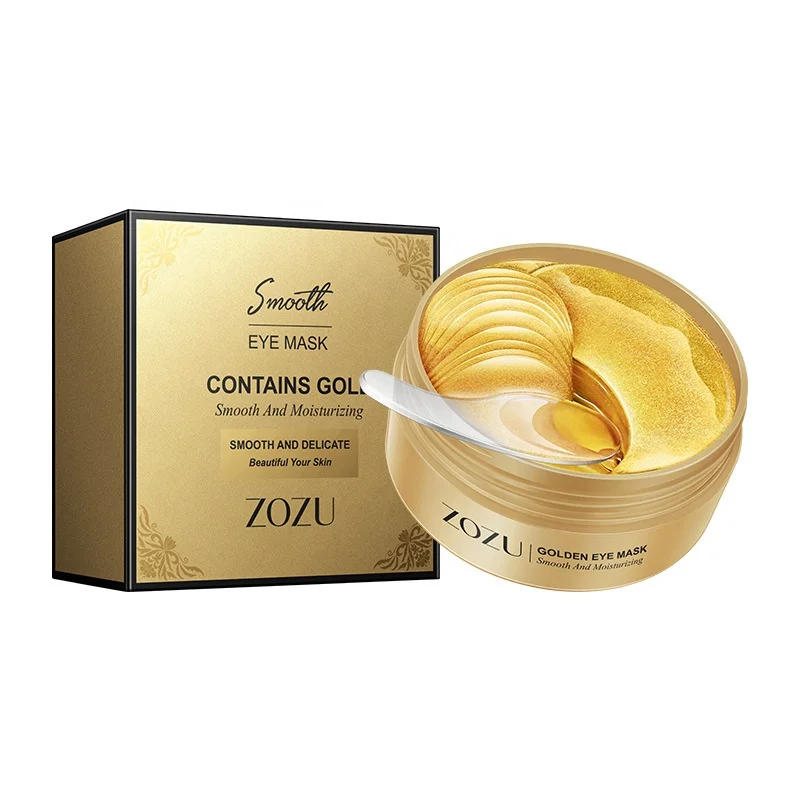 ZOZU Crystal Hydrogel Eye Patches Anti-Aging Moisturizing Whitening Eye Mask Sheet Form Chemical Mineral Ingredients Eye Care