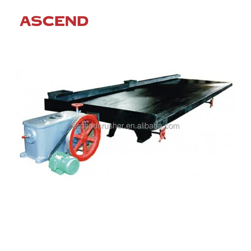 China most popular Water shaking table part 6s shake table for copper gold ore separation