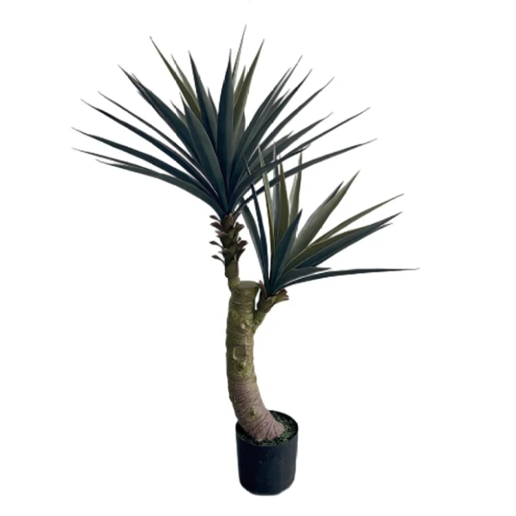 Хит продаж высокое качество искусственные растения агавы Sansevieria растение бонсай для наружного и внутреннего офиса зеленые орнамент