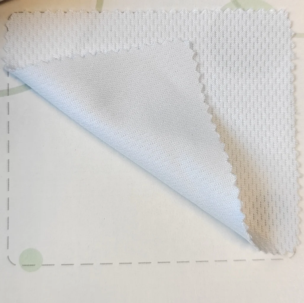 Dry-Fit RPET Birdeye Mesh Fabric GRS Honeycomb Close Hole Mesh Fabric