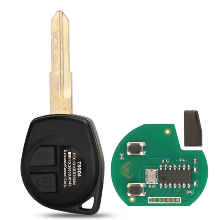 KBRTS004 315/433Mhz ASK/FSK ID46 Chip 2 Button Car Key Fob  For Suzuki Swift Sx4 Alto Vitara Ignis Jimny Splash Car Remote Key