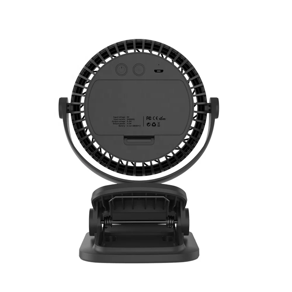 
Factory Supply New Design Customized Fashion High Speed KC PSE Battery Operated Portable Clip Rechargeable Fans 