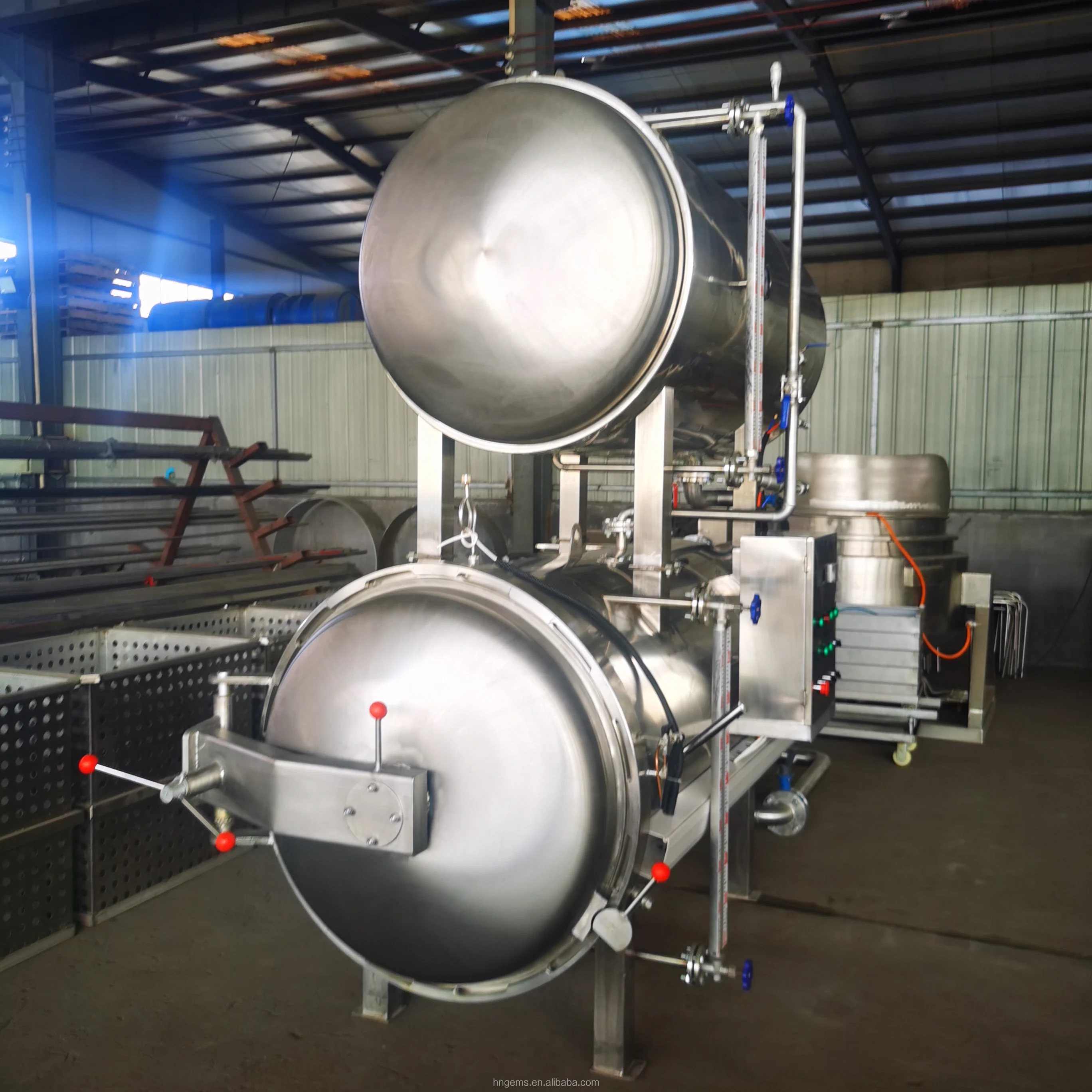 Professional automatic high pressure automatic canning food retort