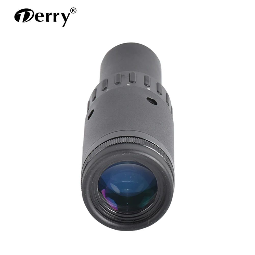 Derry Optics 1.5~5X  Red Dot Sight Magnifier With Reflex Sight Combo Kit, Multiple Reticle System