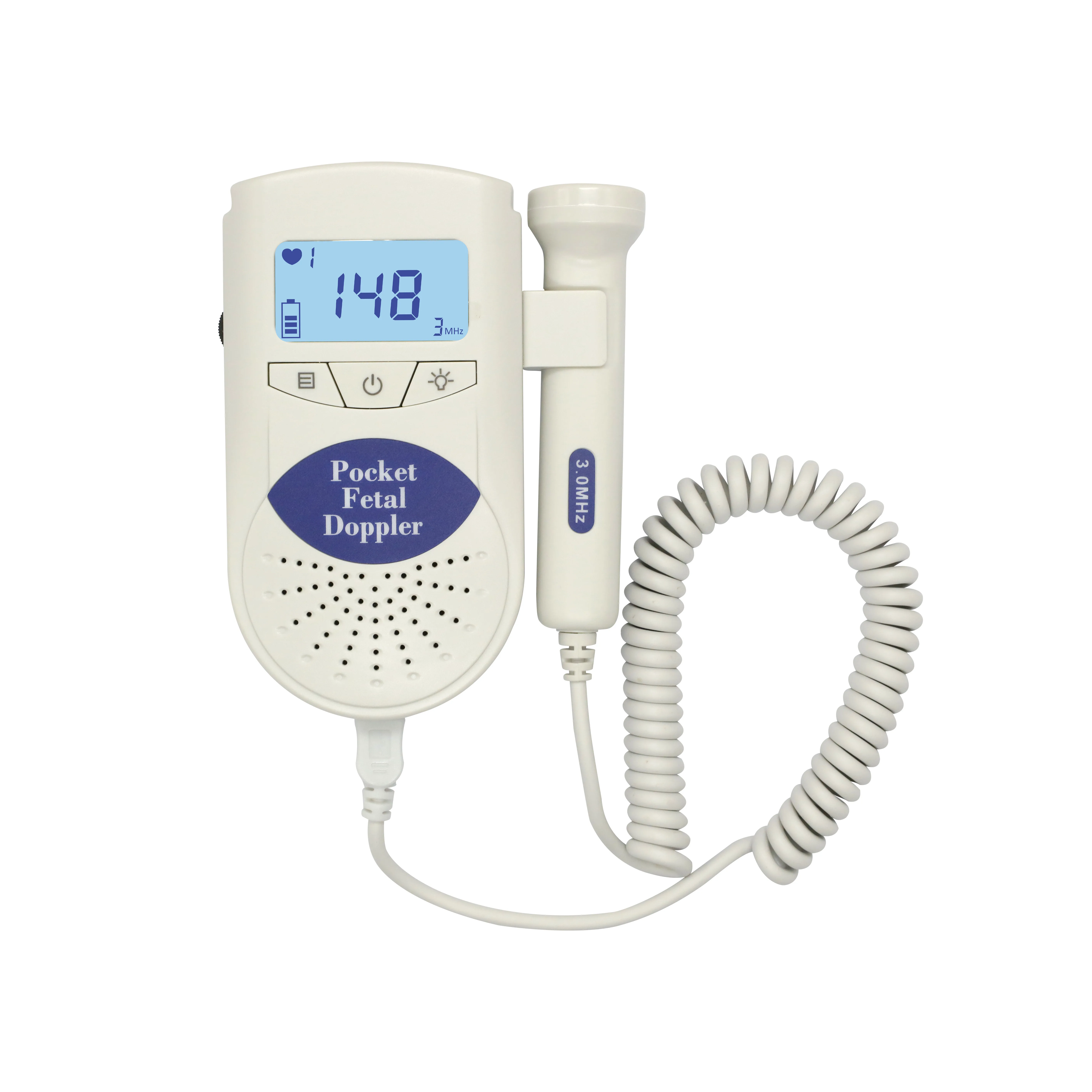 JUMPER JPD-100S6  Factory Price in Stock LCD Screen Baby Heartbeat Monitor Pocket Fetal Doppler