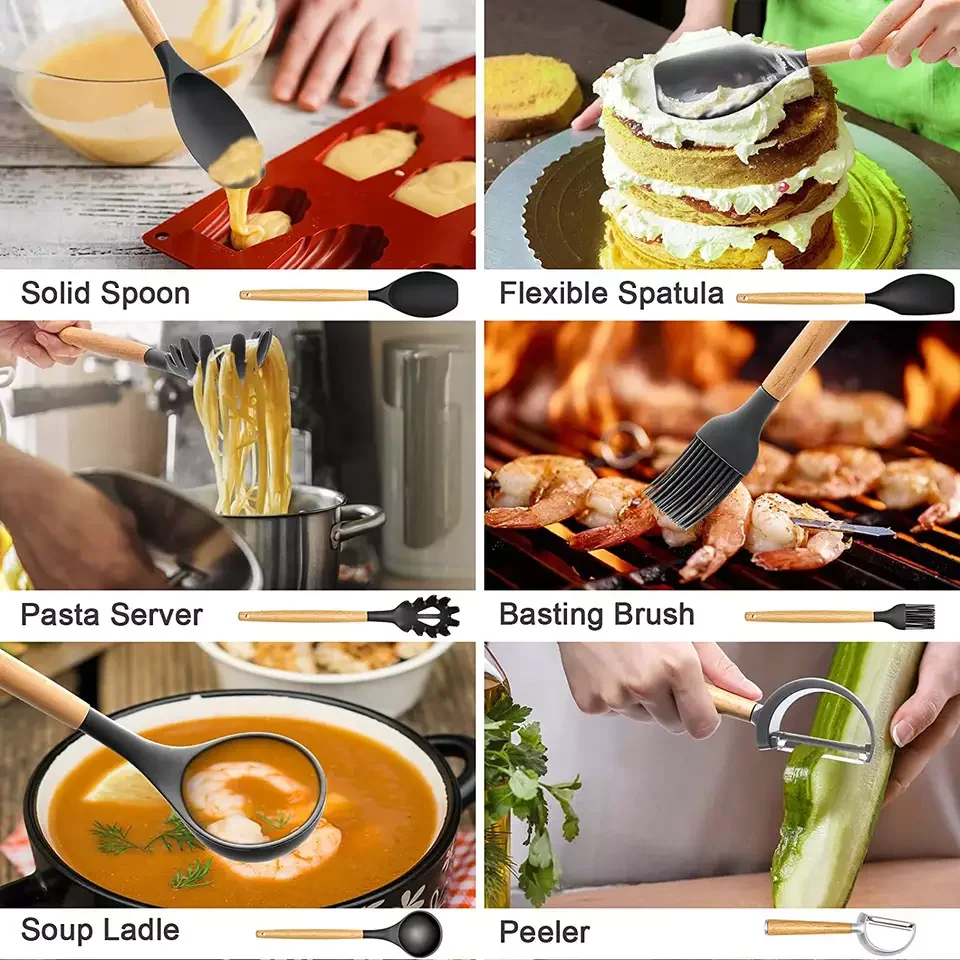 34pcs kitchen utensil tool set 