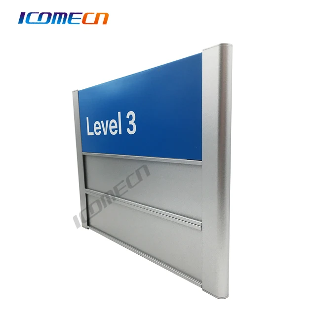 2017 New design wall nameplate sign holder for signs project