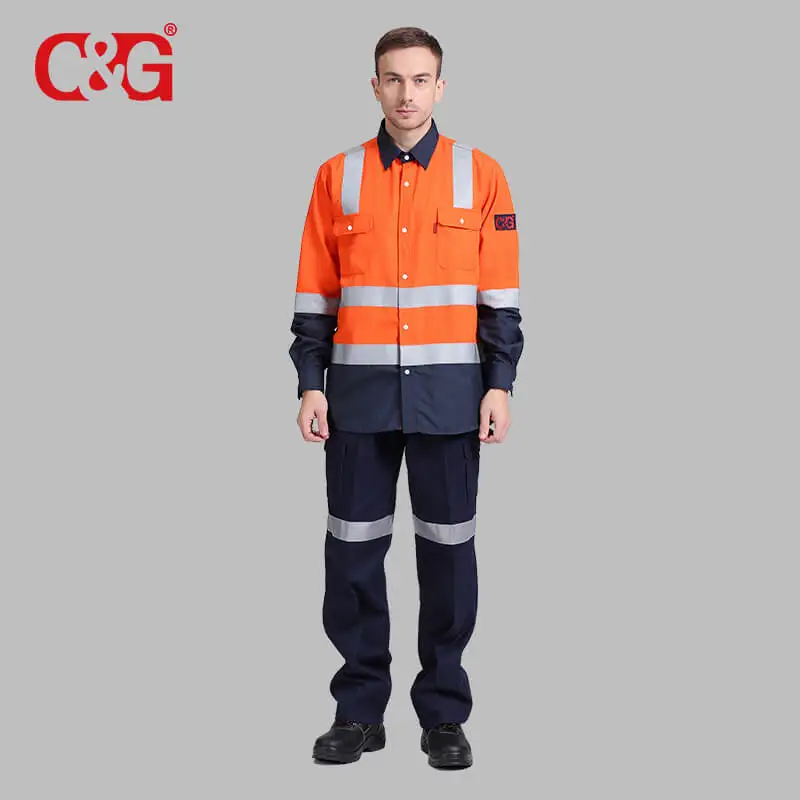 Anti Fire Nomex IIIA fabric workwear/Safety FR Jacket and Pants Manufacturer