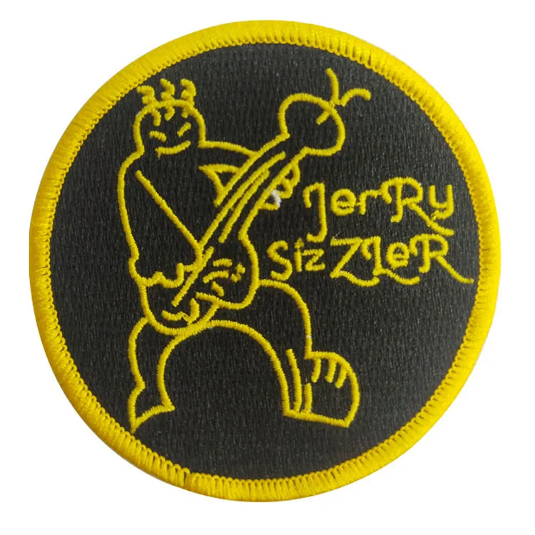 Christmas Embroidered Patches Label Wholesale Custom Made Iron On Embroidery Patch For Clothing Applique