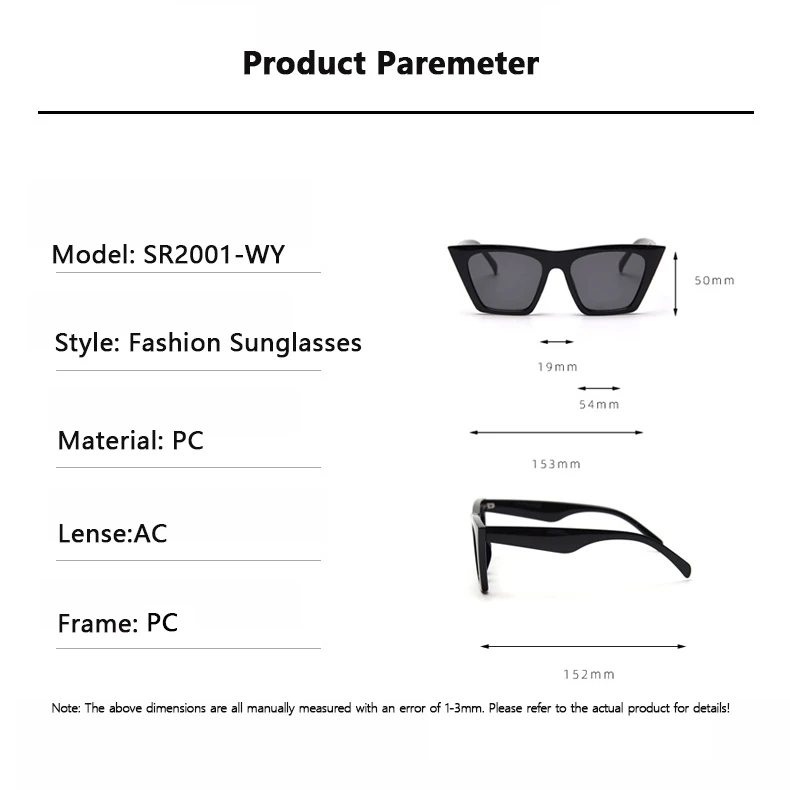 High Quality Hot Selling Travel Outdoor Custom  Instagram  Street Photos Vintage Concave Style Cat-eye Frames Eyewear Sunglasses