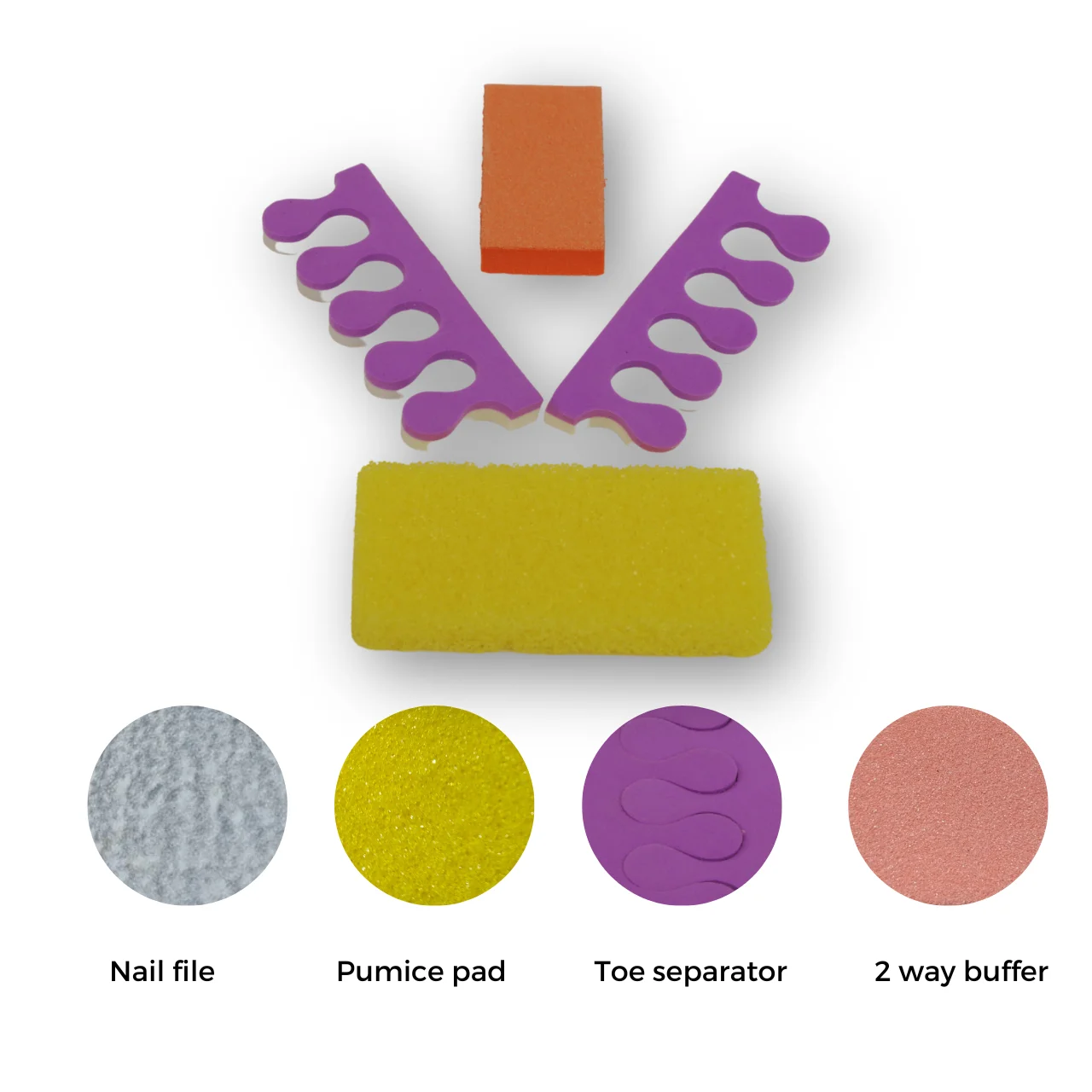 Набор инструментов для педикюра и профессиональные принадлежности ногтей подходит ежедневного использования в домашних условиях путешествиях или профессиональных спа-салонах 5 шт.
