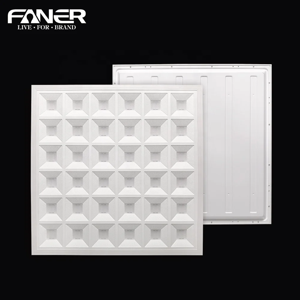 FANER LIGHTING UGR<19 NO YELLOW 135LM/W 2X2 600X600MM 595X595MM 36W 48W  LED CEILING PANEL LIGHT