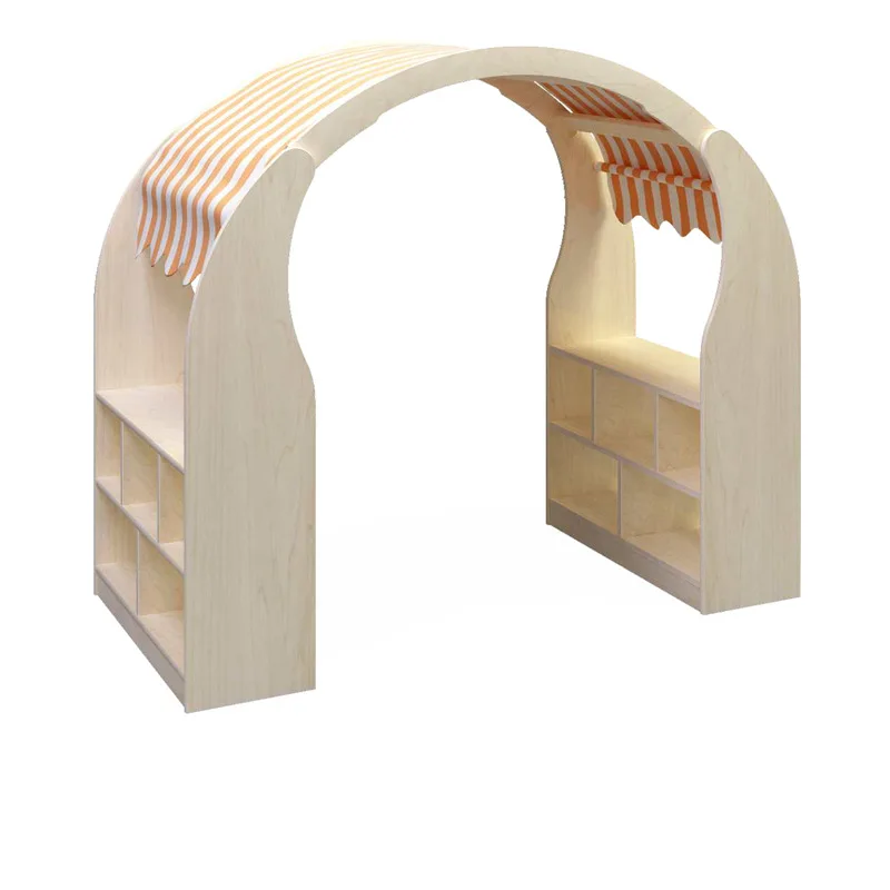 Library Furniture Bookshelf Wooden Library 3-Shelf Bookcase