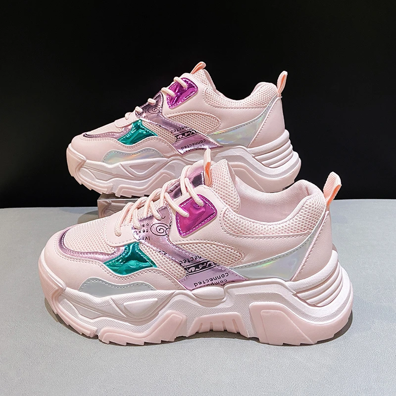 Plastic ladys 2021 casual woman running shoes made in China