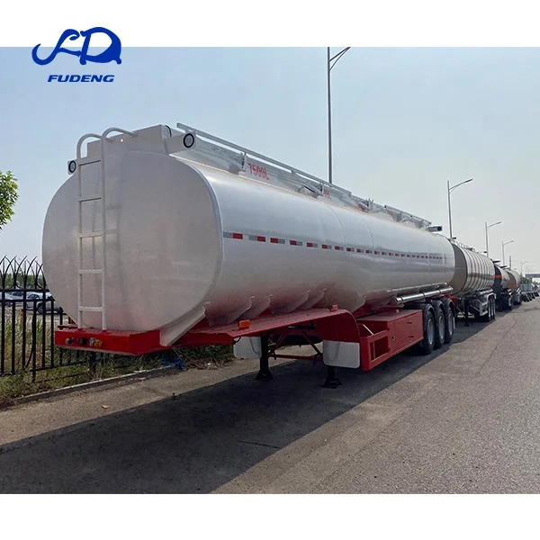 3 Axle 40000 45000 Liters Fuel Tanker Oil Fuel Tank Tanker Truck Trailer Semi Tanker Trailers