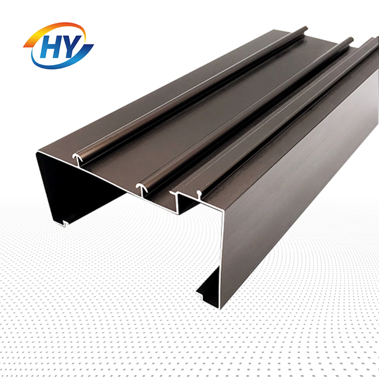 Custom U Shape Edge Trim Protection 90 Degree Bending Aluminum U Channel Profile for Glass Balustrade