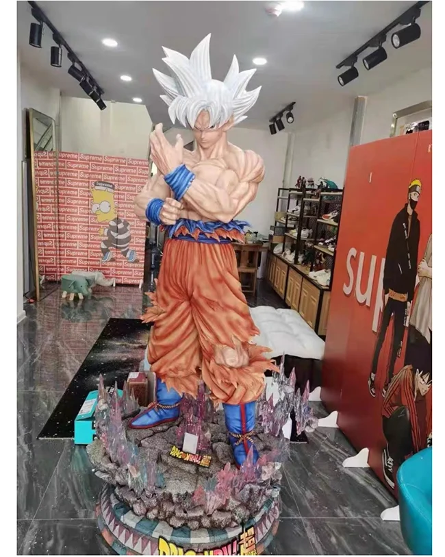 Customized Life Size Dragon Ball Figure Fiberglass Resin Goku Statue Sale