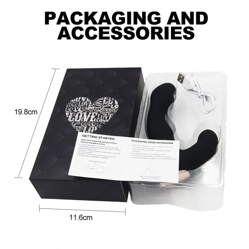 Silicone 9 Modes Male Prostate Massager Anal Plug Waterproof Butt Plug Anal Vibrator Sexy Toy Adult Sex Toys For Men