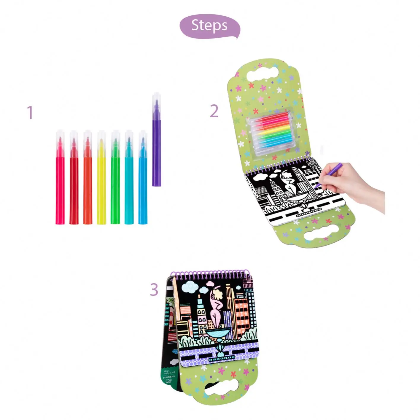 2024 New kids Velvet Coloring Kit - Building Game toys for children Arts & Crafts for Girls and Boys