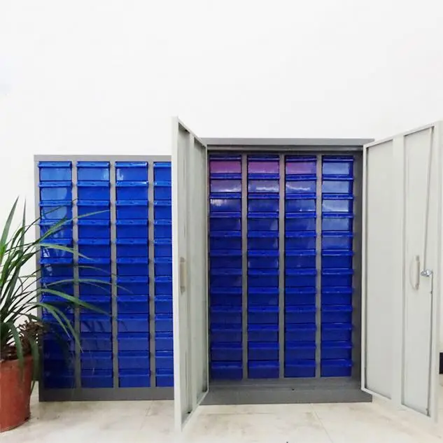 Plastic Parts Cabinet Tool Spare Parts Storage Cabinet Cabinet Steel Multiple Optional 100 Drawer Office Furniture Modern