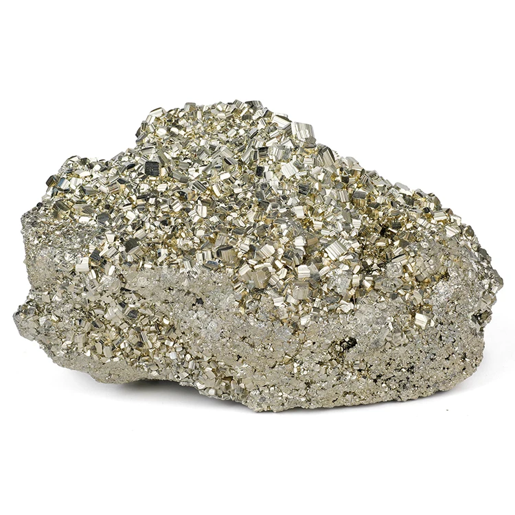 Wholesale Natural Raw Quartz Pyrite Cluster Faceted Rough Crystal Stone Specimen for Sale